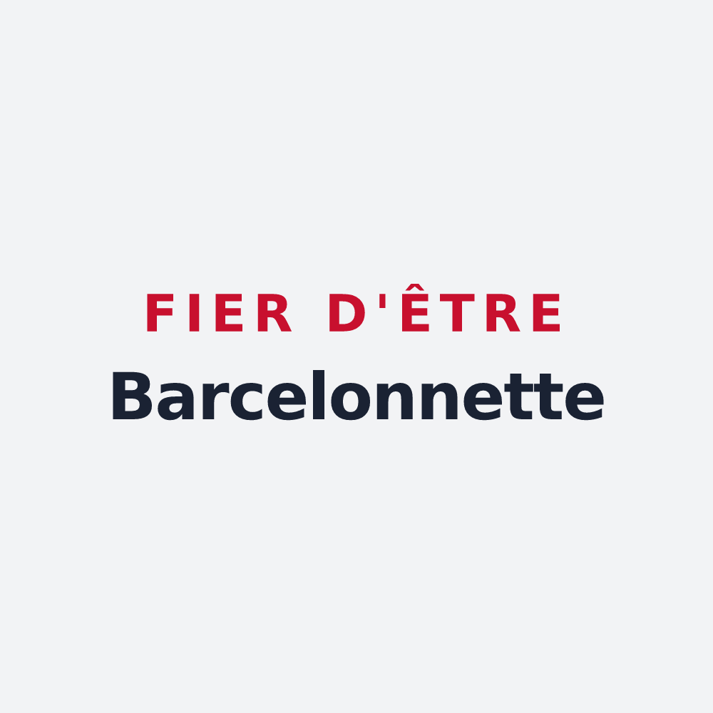 Poster « Fier d'être Barcelonnette » — design pour Barcelonnette