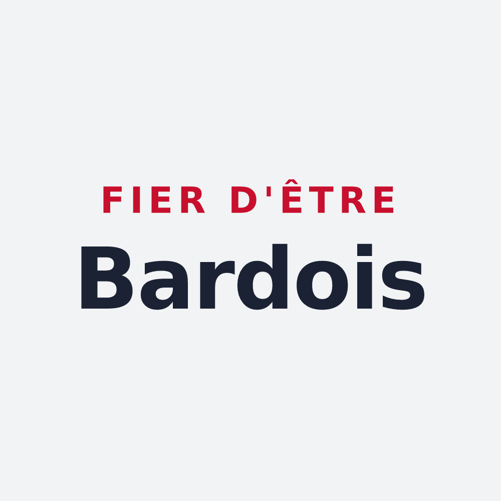 Poster « Fier d'être Bardois » — design pour Bard