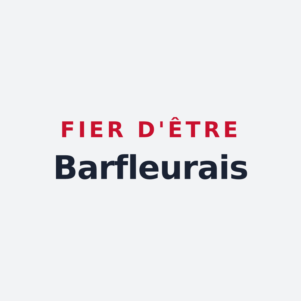 Poster « Fier d'être Barfleurais » — design pour Barfleur