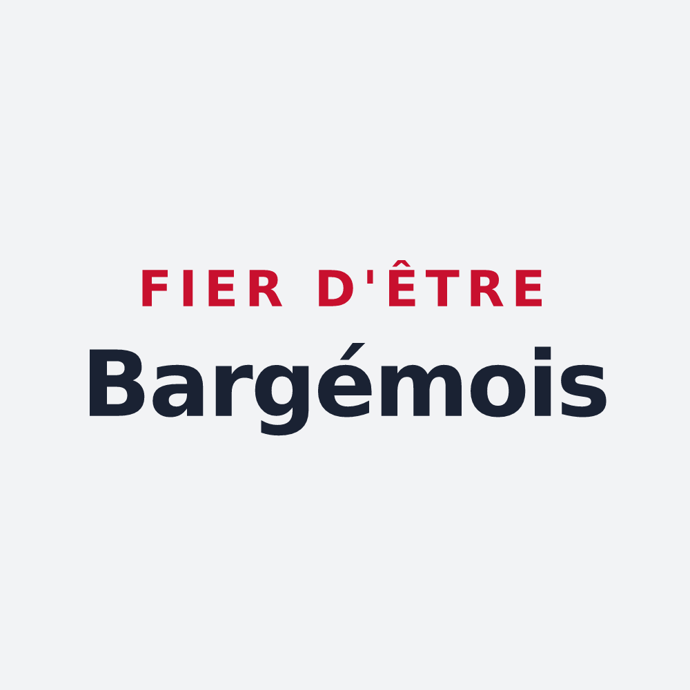 Poster « Fier d'être Bargémois » — design pour Bargème