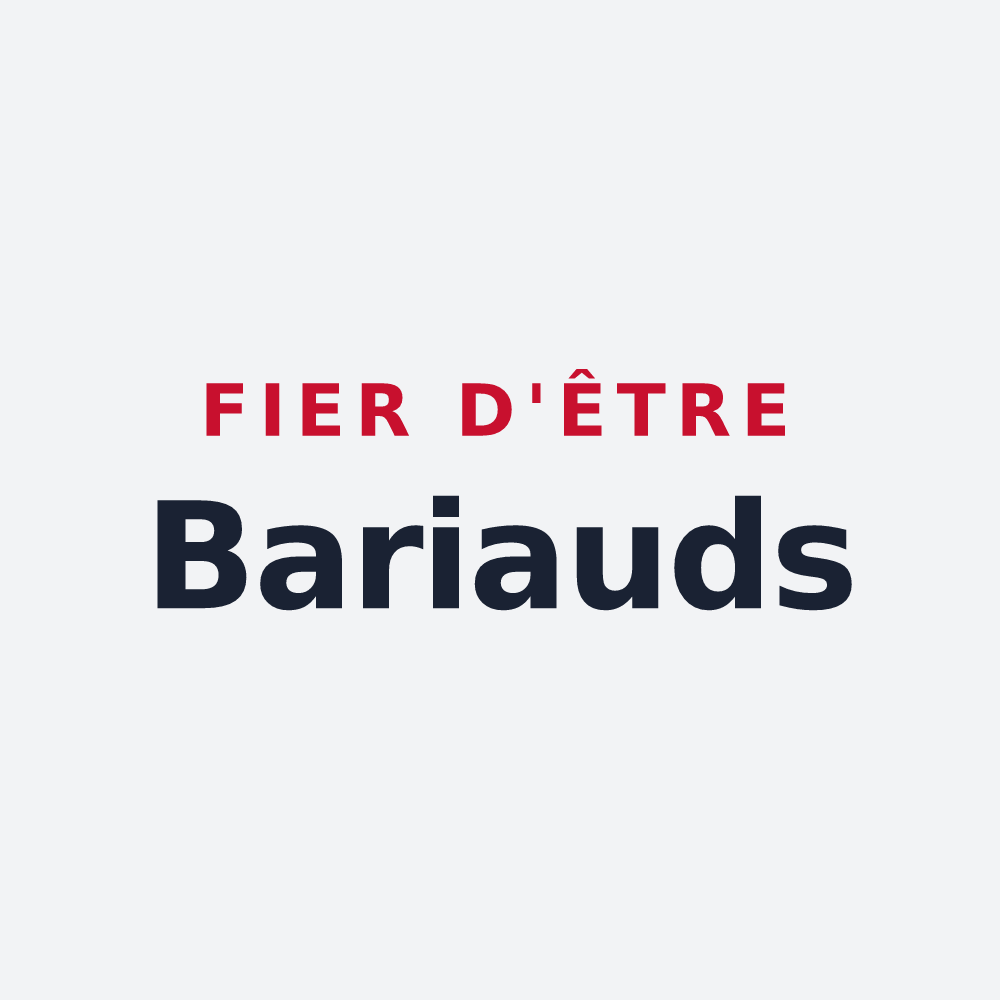 Poster « Fier d'être Bariauds » — design pour Barie