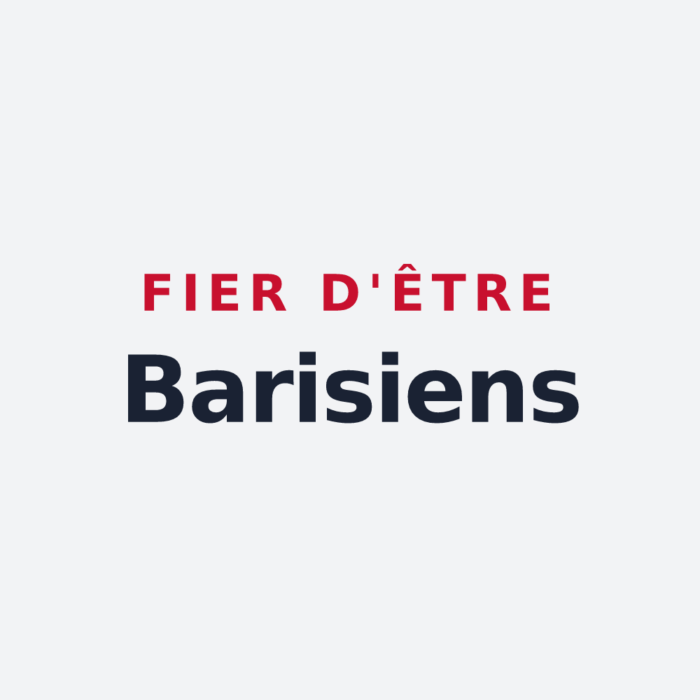 Poster « Fier d'être Barisiens » — design pour Barisey-au-Plain
