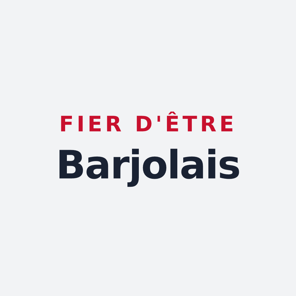 Poster « Fier d'être Barjolais » — design pour Barjols