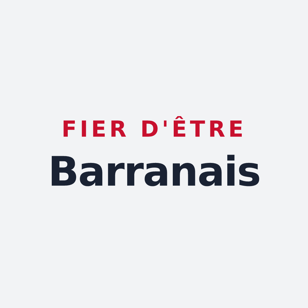 Poster « Fier d'être Barranais » — design pour Barran