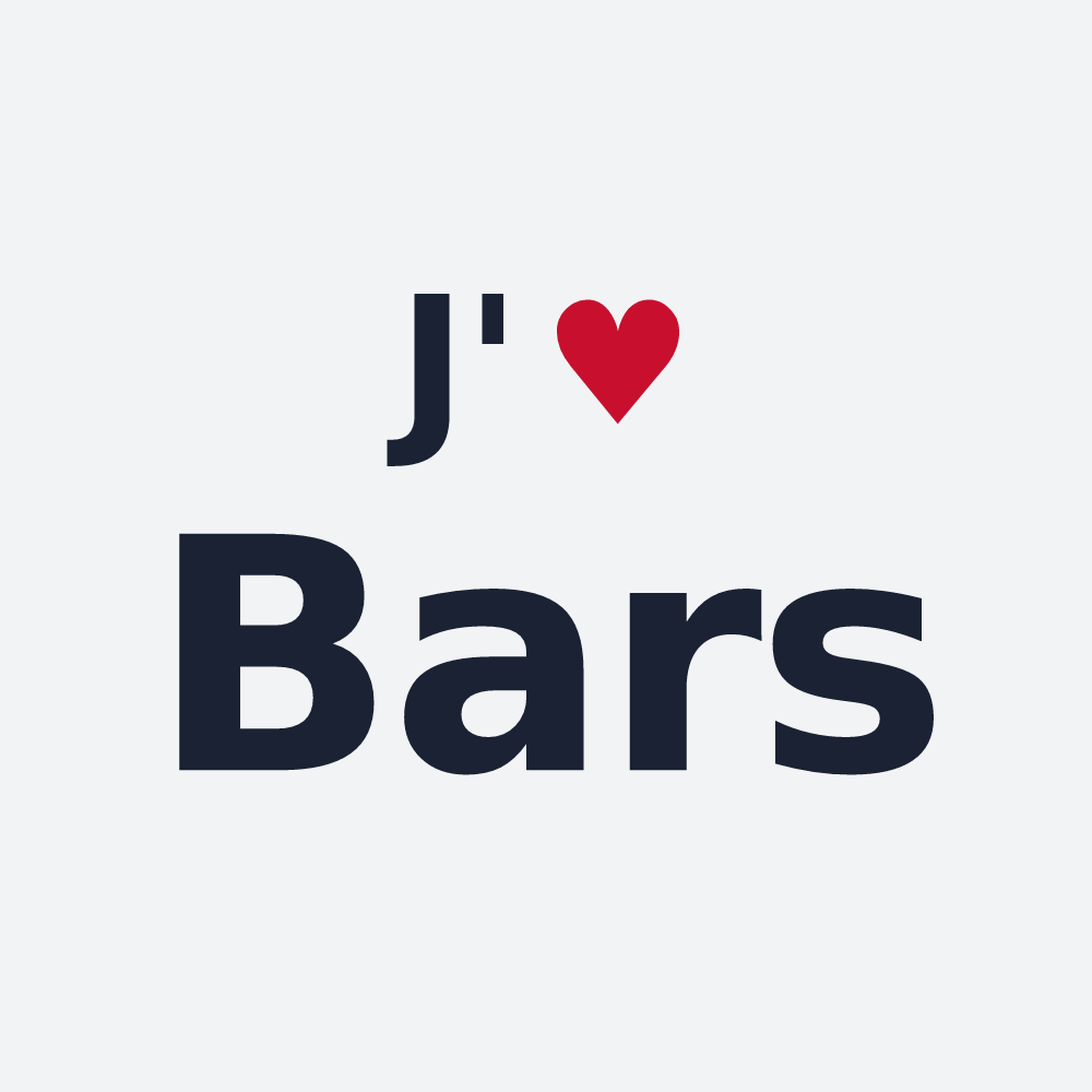 Poster personnalisé Bars — design J'aime Bars