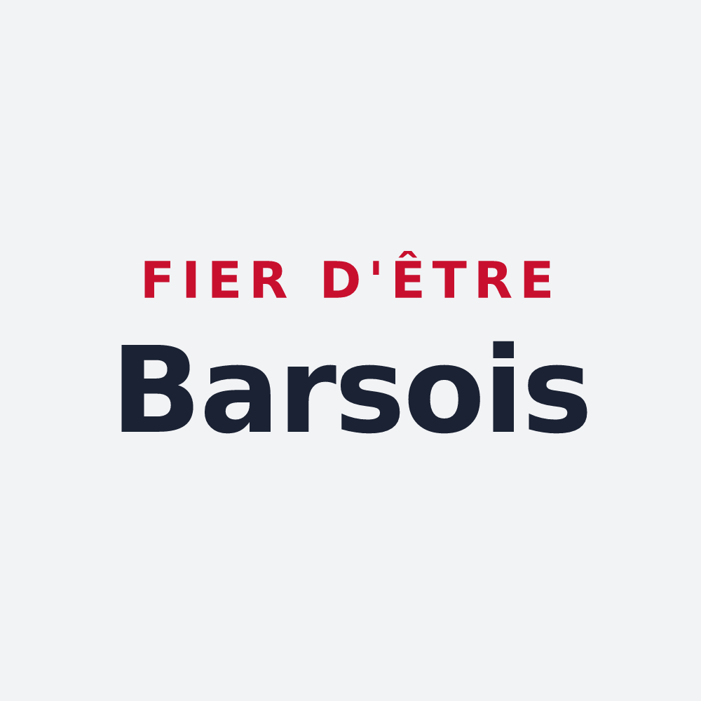 Poster « Fier d'être Barsois » — design pour Bars