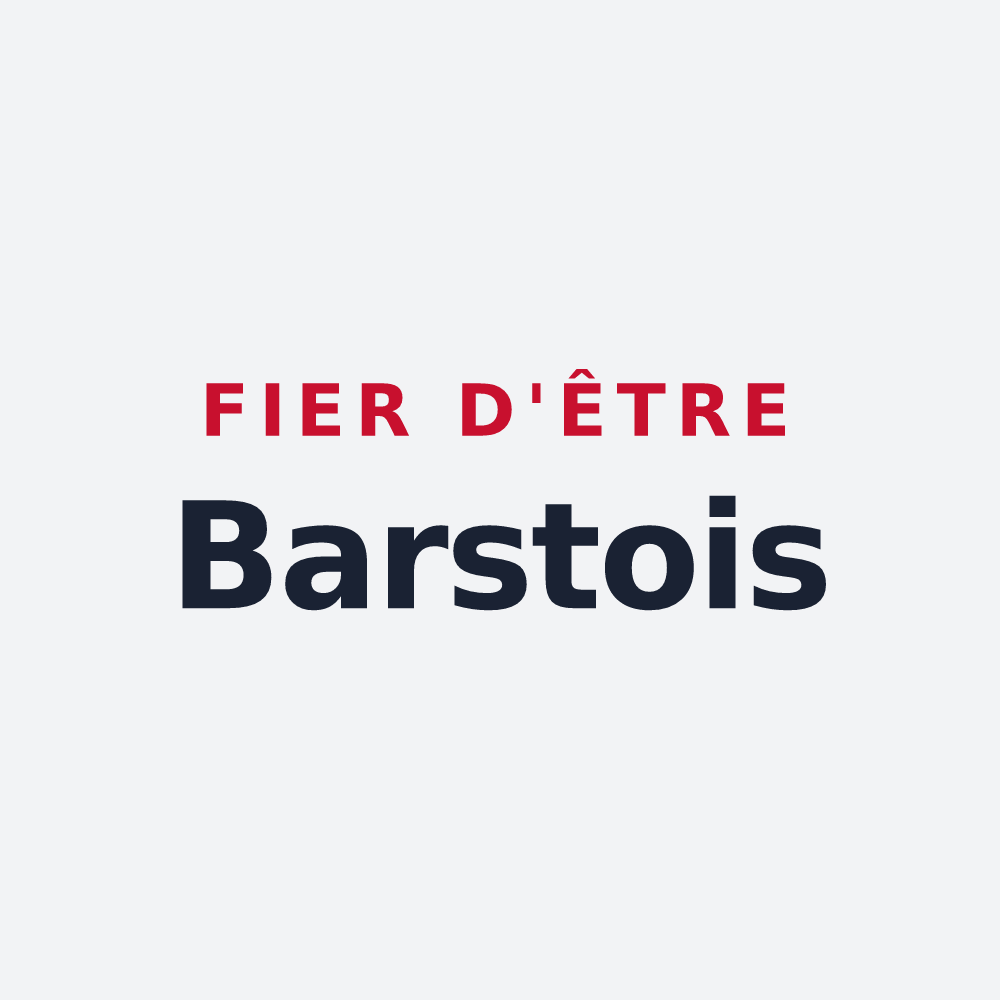 Poster « Fier d'être Barstois » — design pour Barst