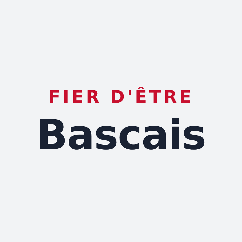 Poster « Fier d'être Bascais » — design pour Bascous