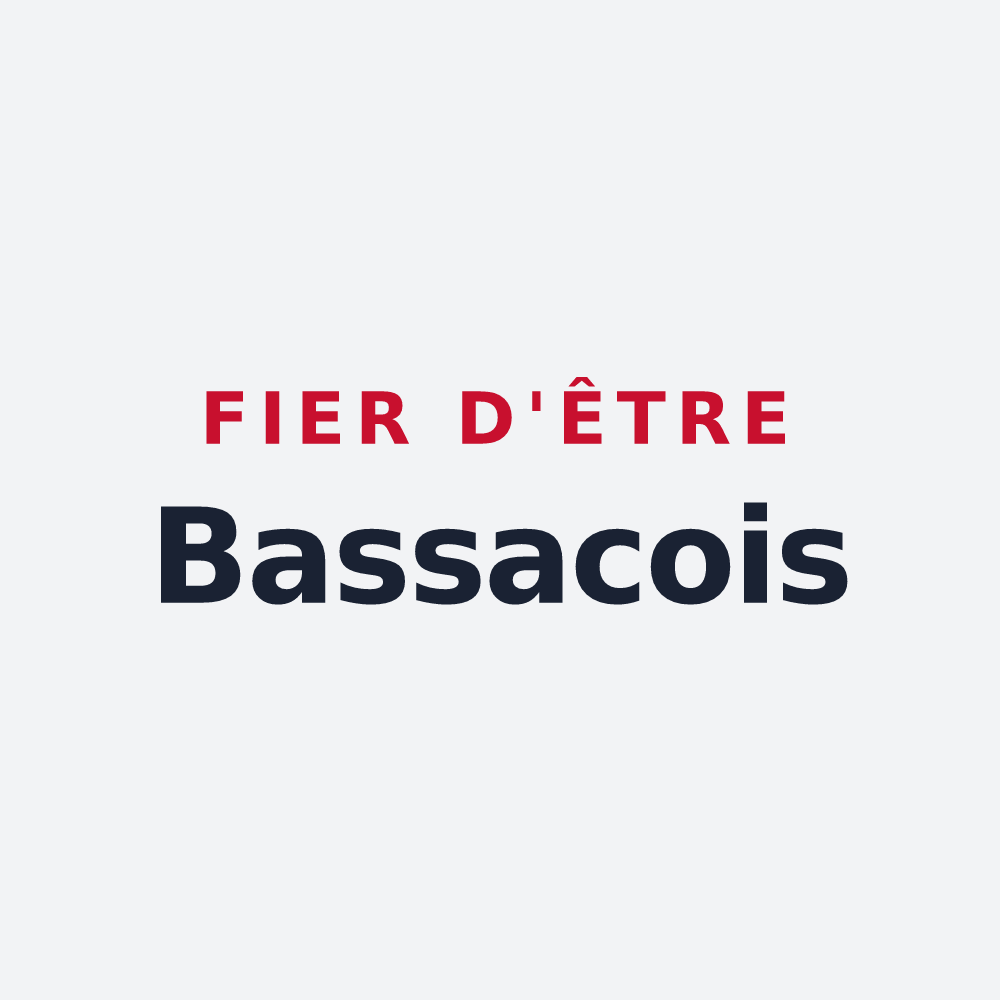 Poster « Fier d'être Bassacois » — design pour Bassac