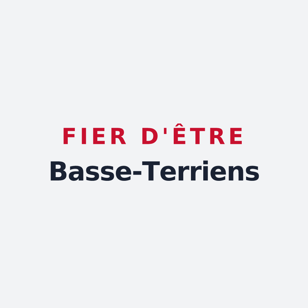Poster « Fier d'être Basse-Terriens » — design pour Basse-Terre