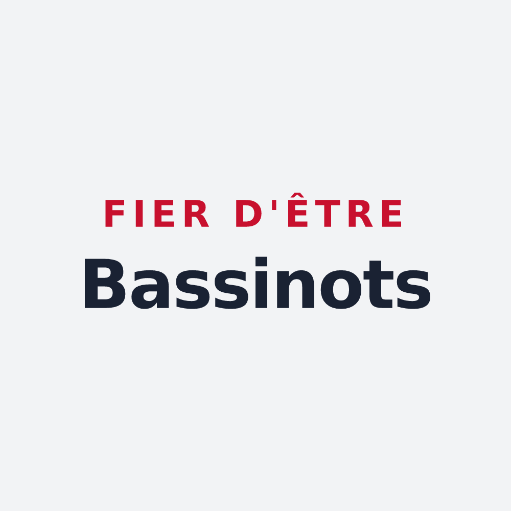 Poster « Fier d'être Bassinots » — design pour Bassens