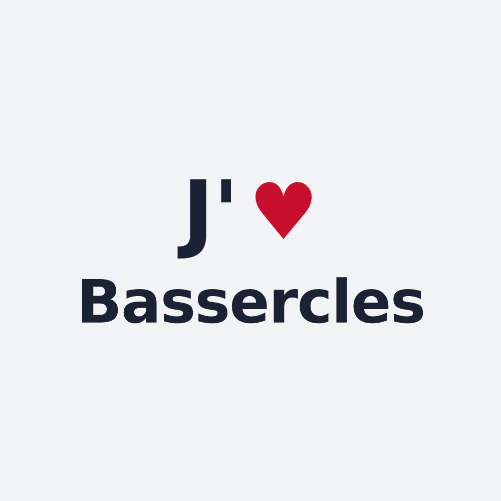 Poster personnalisé Bassercles — design J'aime Bassercles