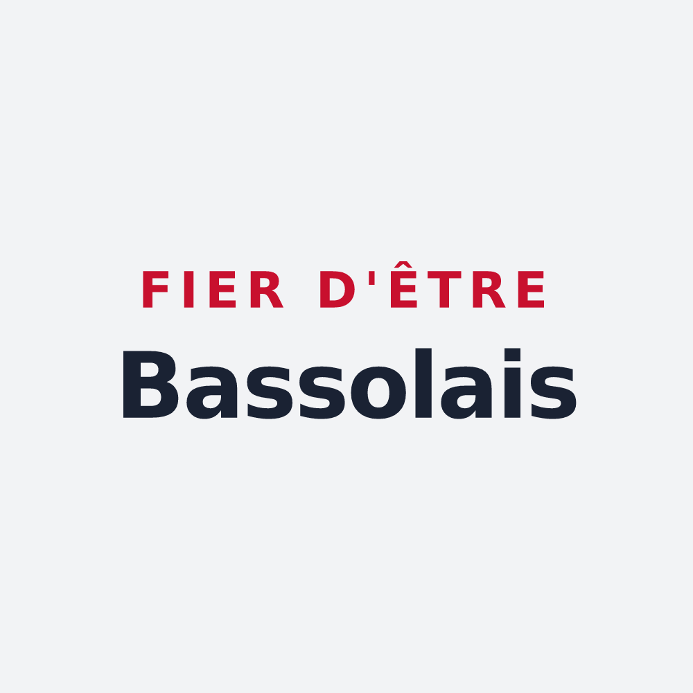 Poster « Fier d'être Bassolais » — design pour Bassoles-Aulers