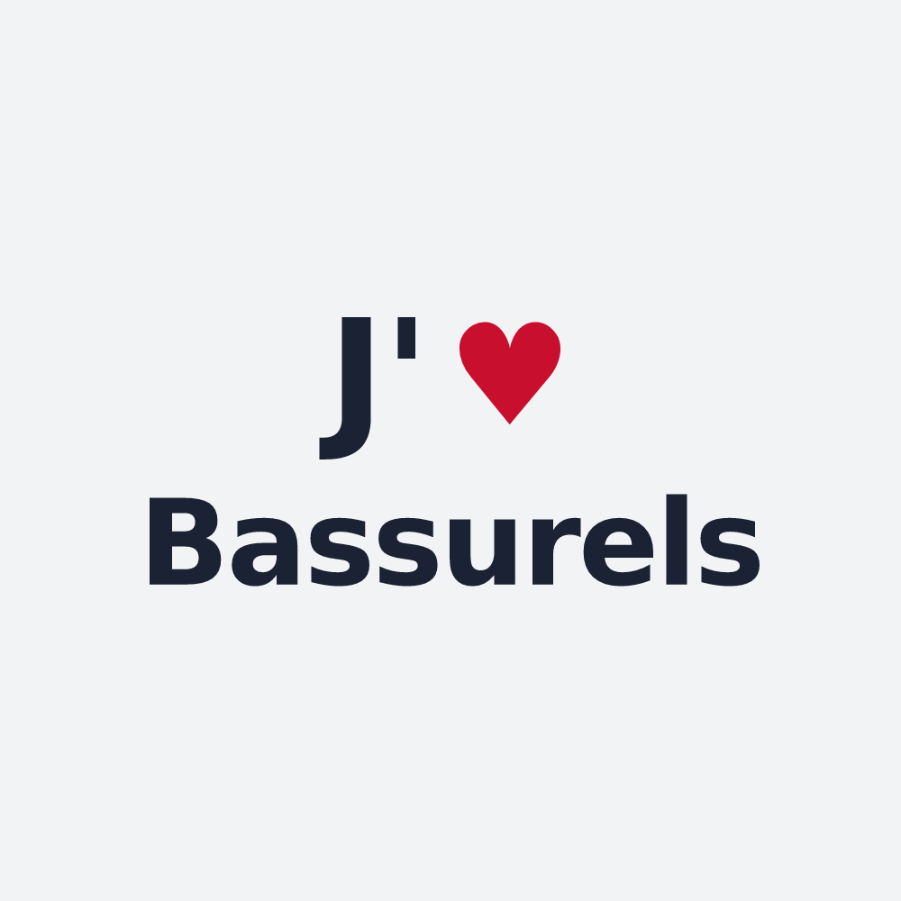 Poster personnalisé Bassurels — design J'aime Bassurels