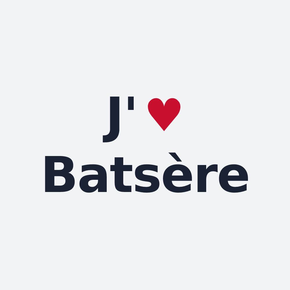 Poster personnalisé Batsère — design J'aime Batsère
