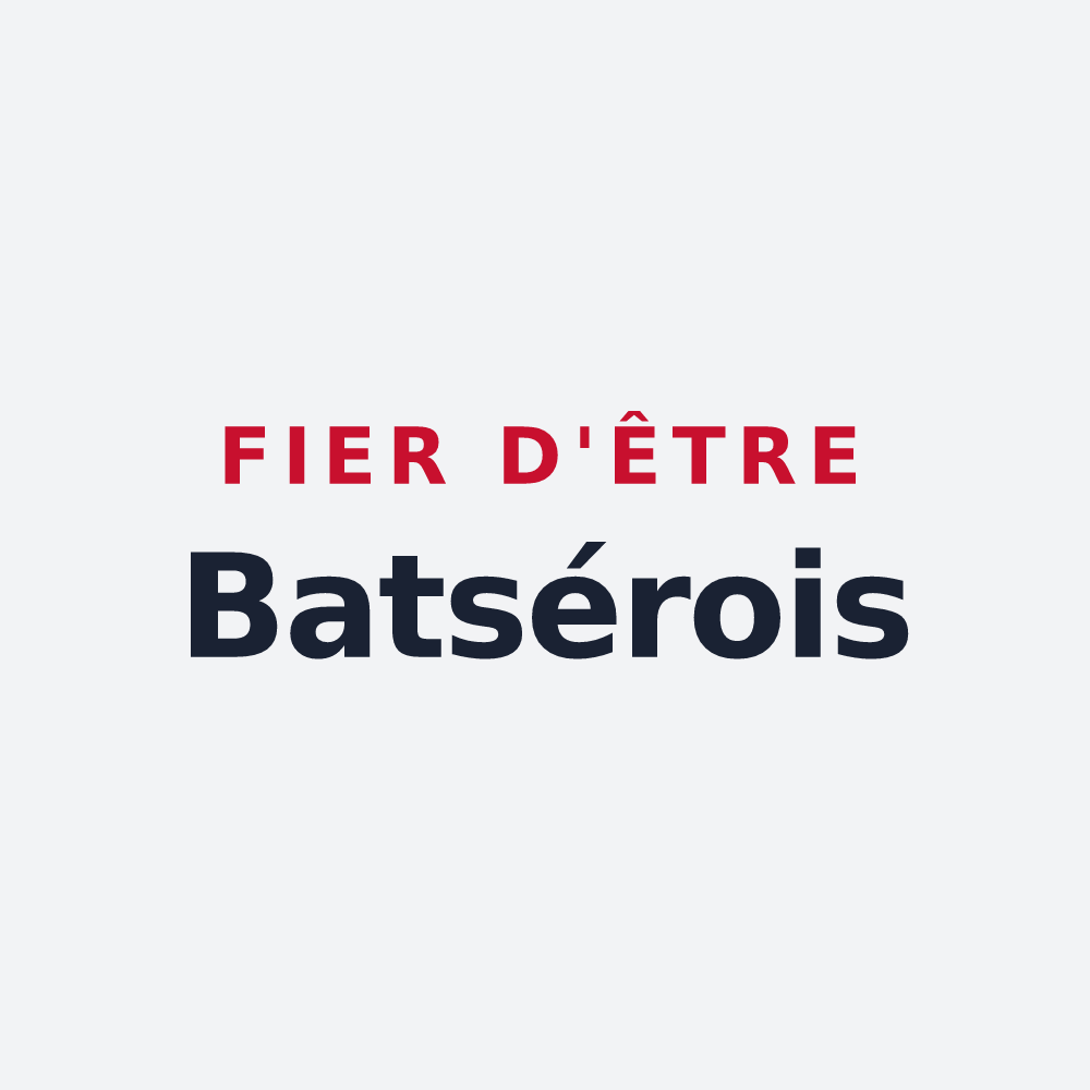 Poster « Fier d'être Batsérois » — design pour Batsère