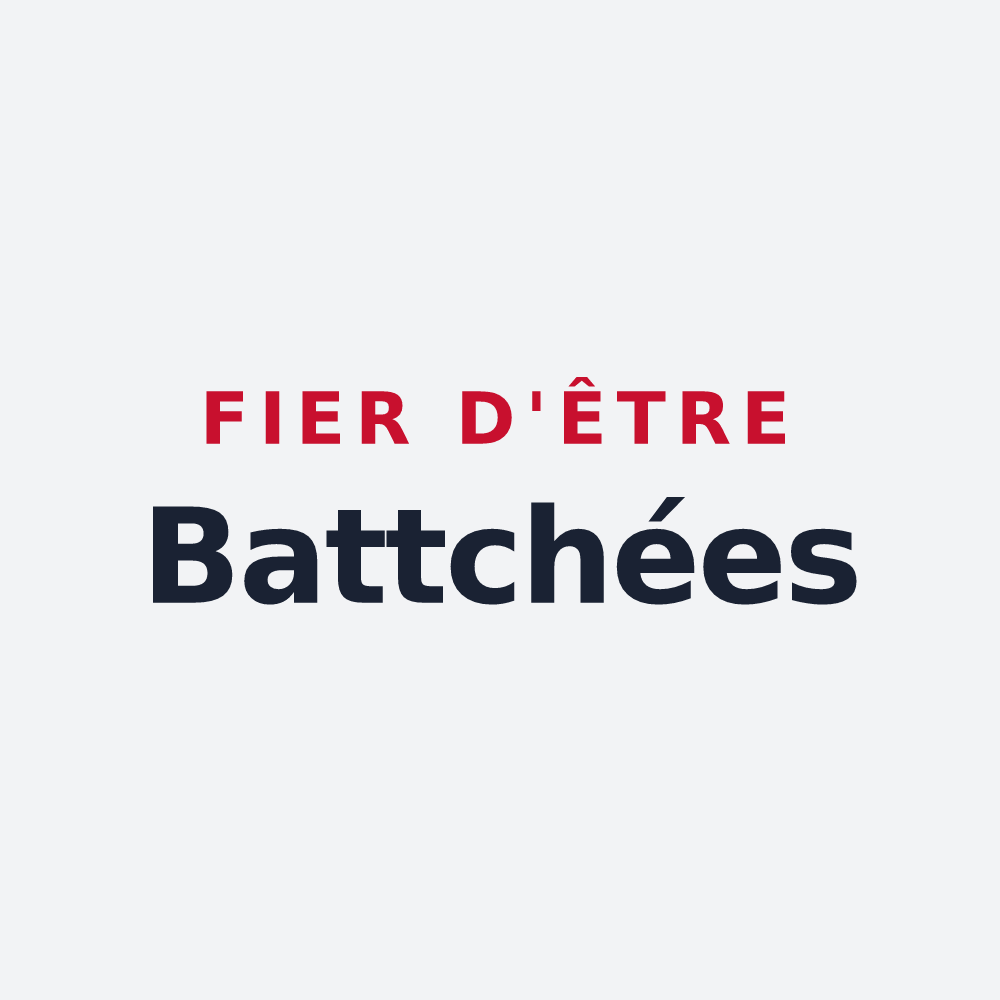 Poster « Fier d'être Battchées » — design pour Battexey