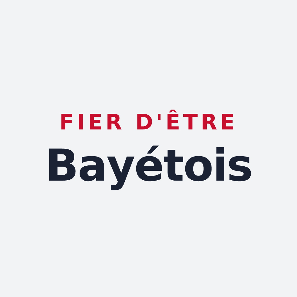 Poster « Fier d'être Bayétois » — design pour Bayet
