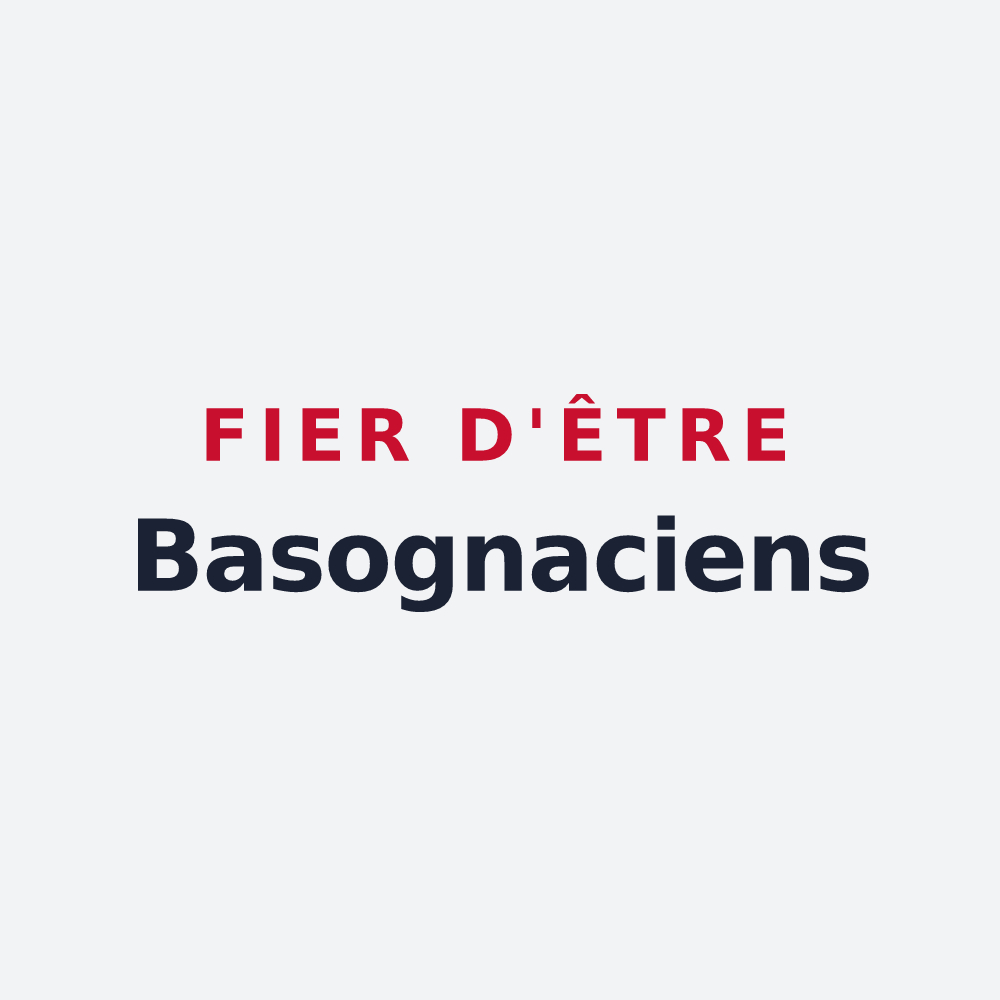 Poster « Fier d'être Basognaciens » — design pour Bazegney