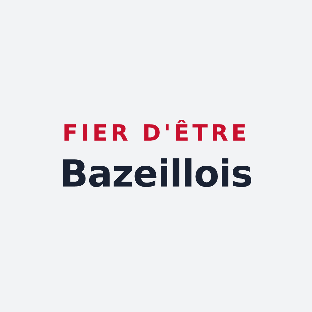 Poster « Fier d'être Bazeillois » — design pour Bazeilles-sur-Othain