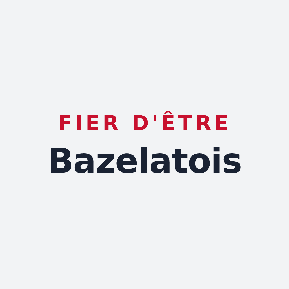 Poster « Fier d'être Bazelatois » — design pour Bazelat