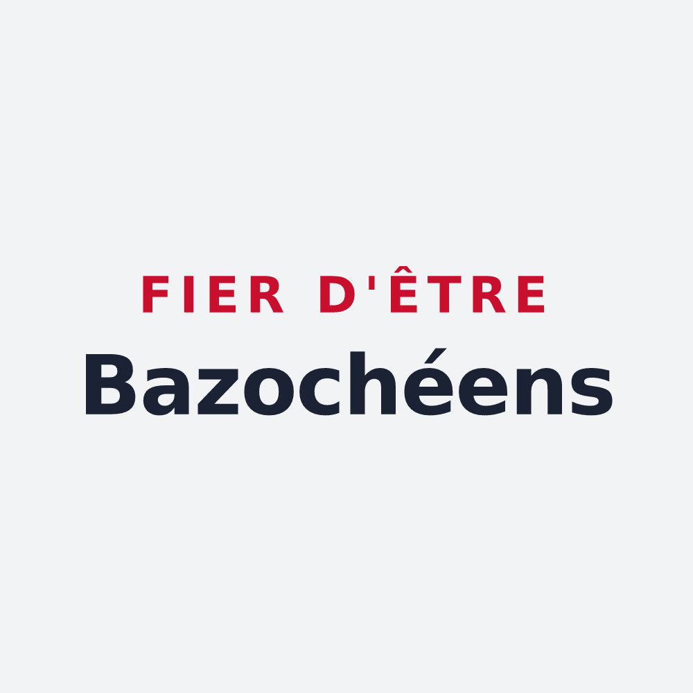 Poster « Fier d'être Bazochéens » — design pour Bazoches-sur-Guyonne
