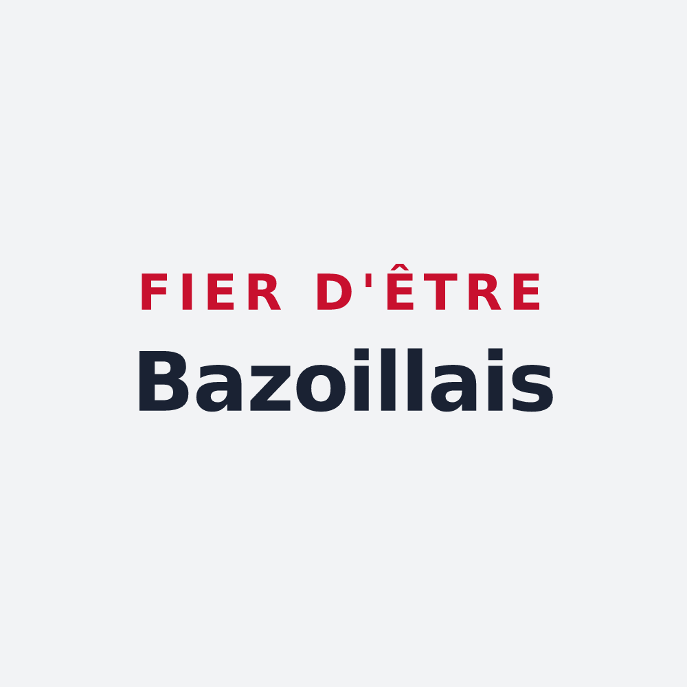 Poster « Fier d'être Bazoillais » — design pour Bazoilles-et-Ménil