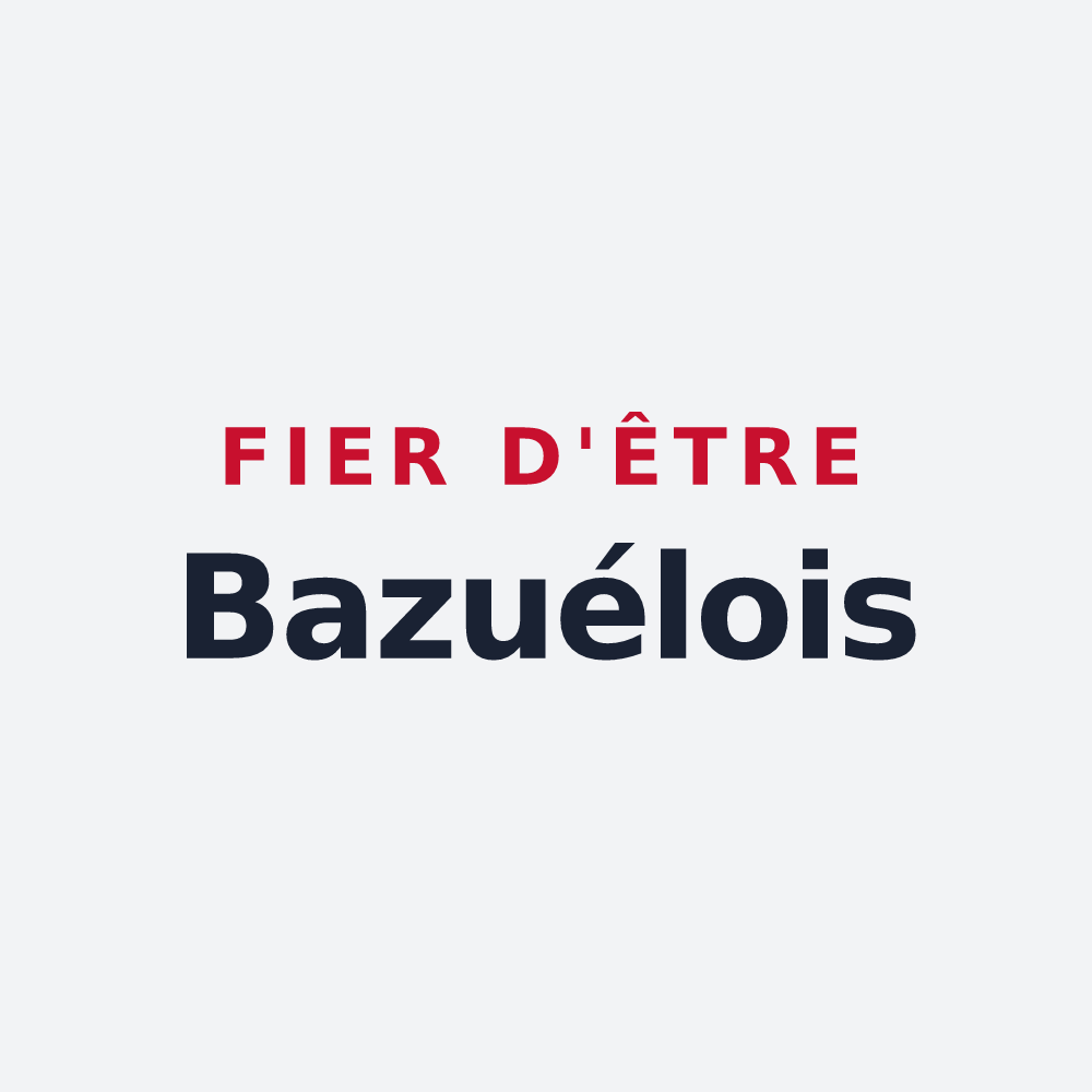 Poster « Fier d'être Bazuélois » — design pour Bazuel