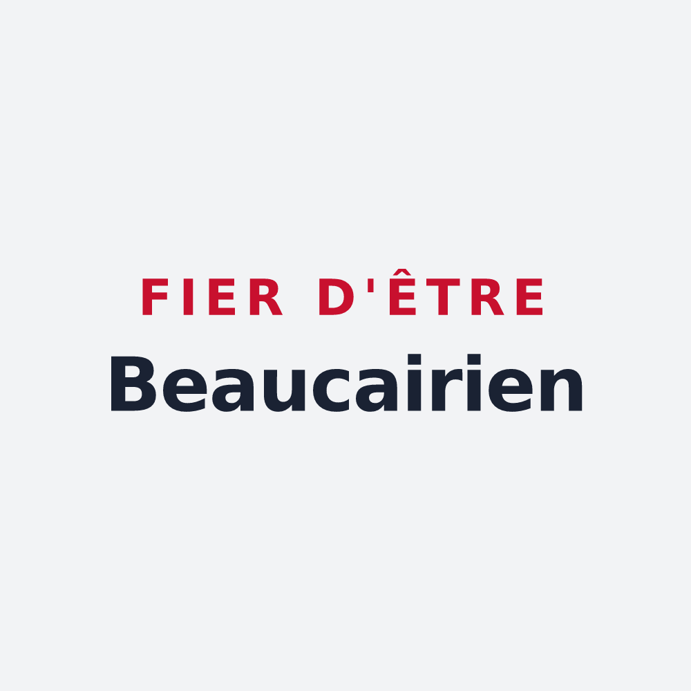 Poster « Fier d'être Beaucairien » — design pour Beaucaire