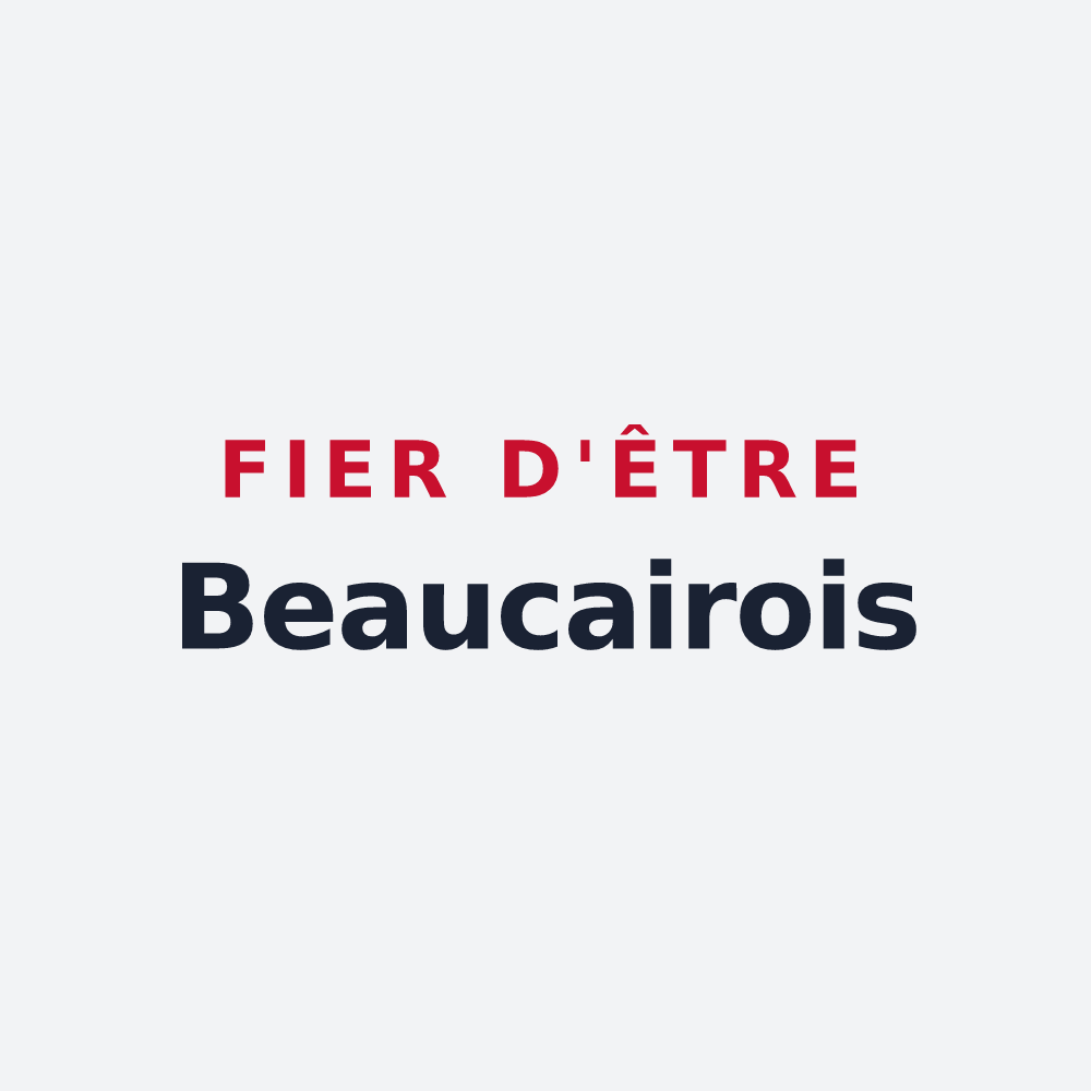 Poster « Fier d'être Beaucairois » — design pour Beaucaire