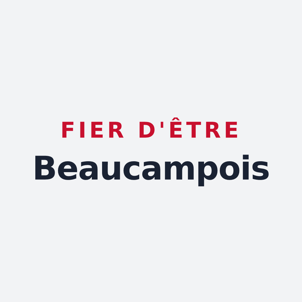 Poster « Fier d'être Beaucampois » — design pour Beaucamps-le-Vieux
