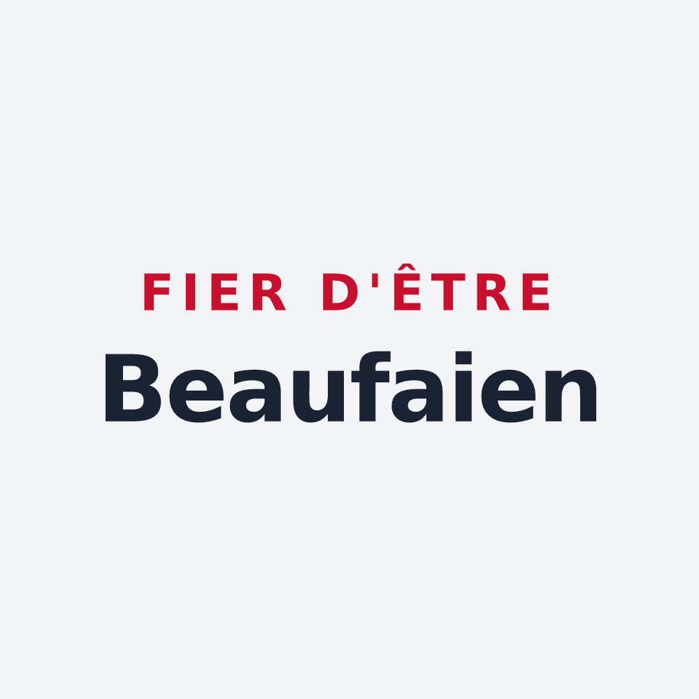 Poster « Fier d'être Beaufaien » — design pour Beaufai