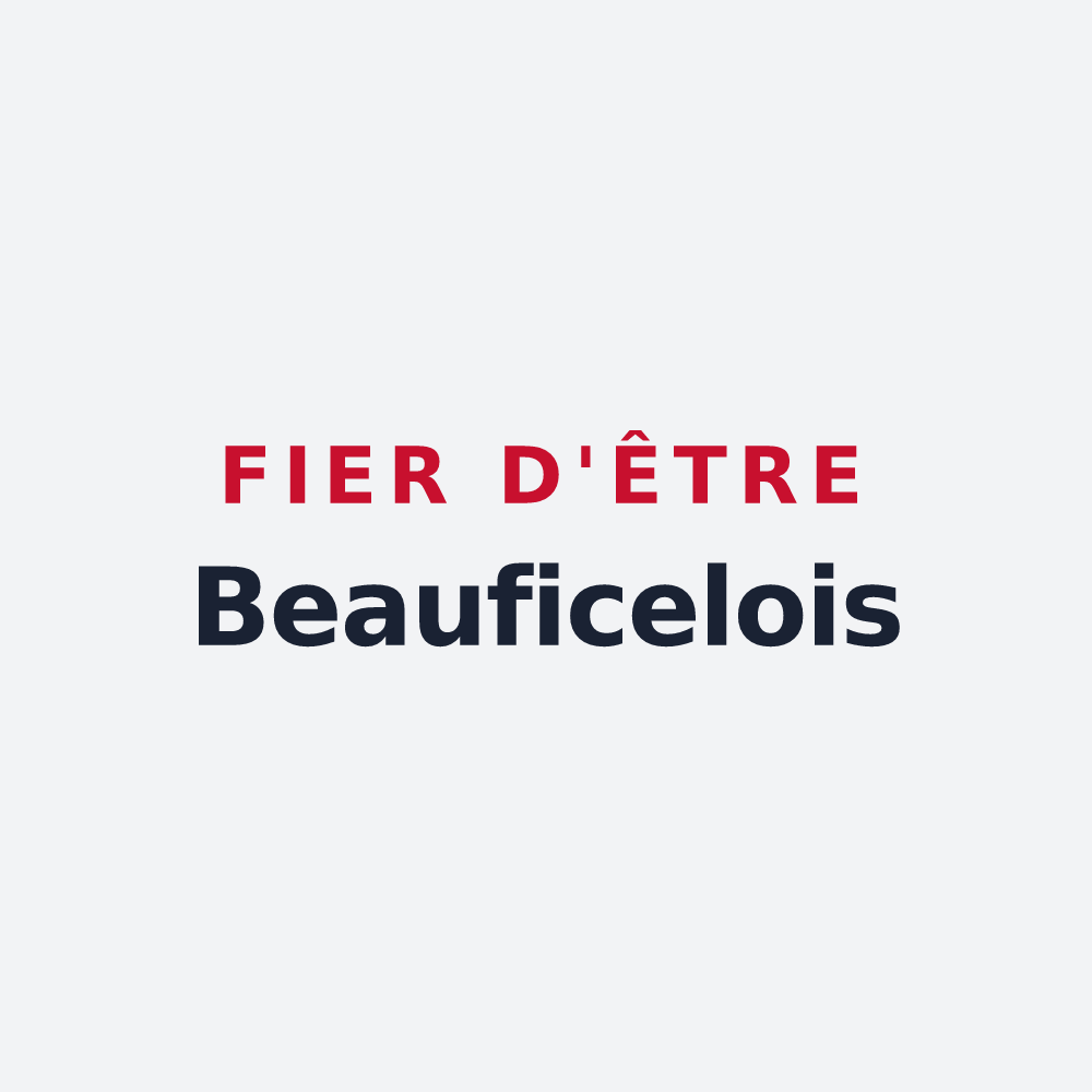 Poster « Fier d'être Beauficelois » — design pour Beauficel