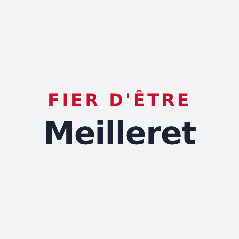 Poster « Fier d'être Meilleret » — design pour Beaufou