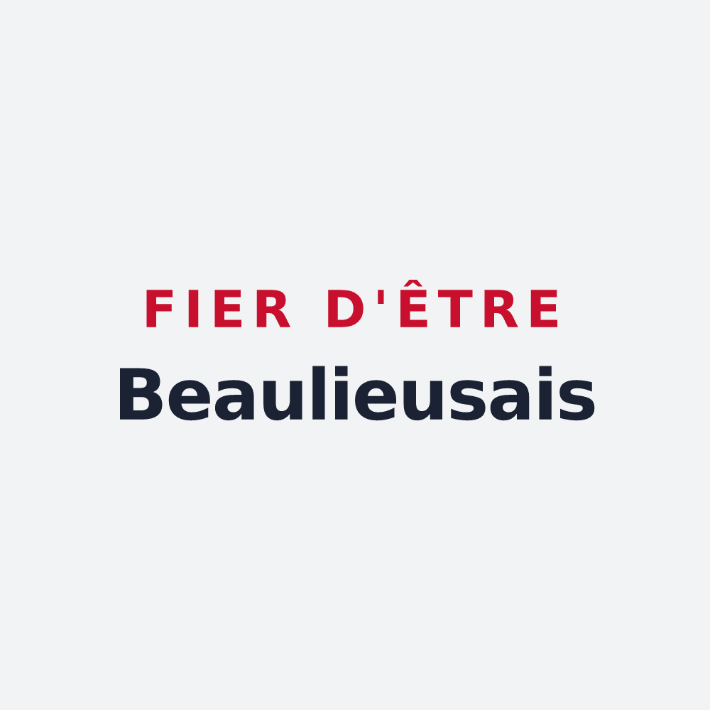 Poster « Fier d'être Beaulieusais » — design pour Beaulieu