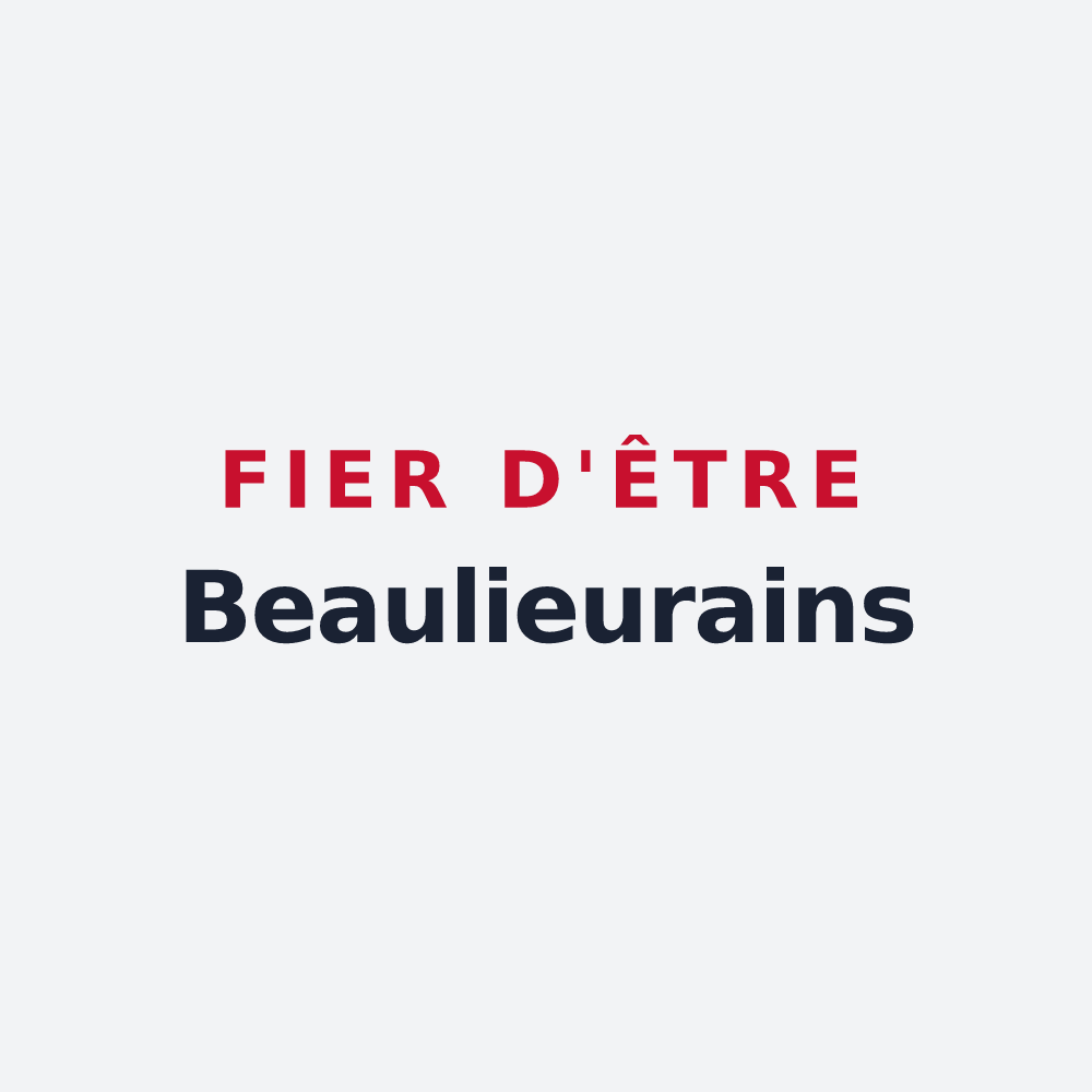 Poster « Fier d'être Beaulieurains » — design pour Beaulieu