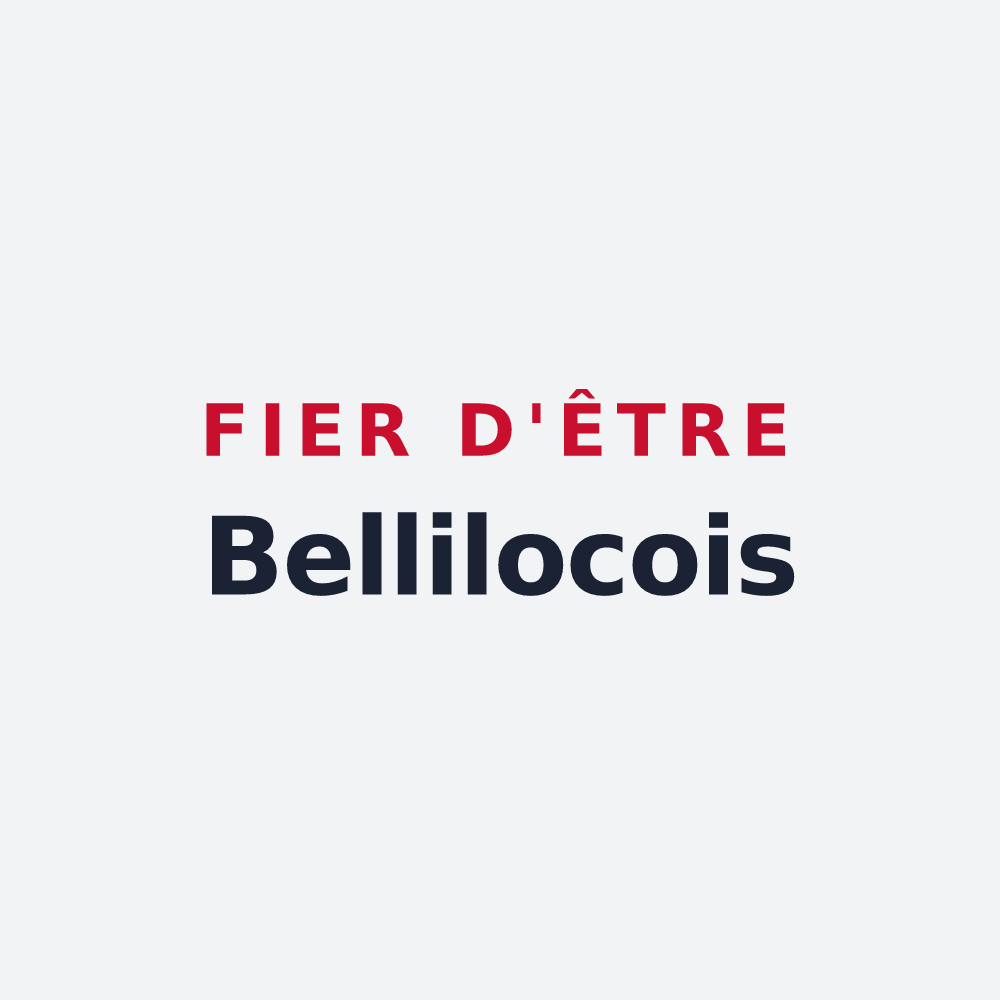 Poster « Fier d'être Bellilocois » — design pour Beaulieu