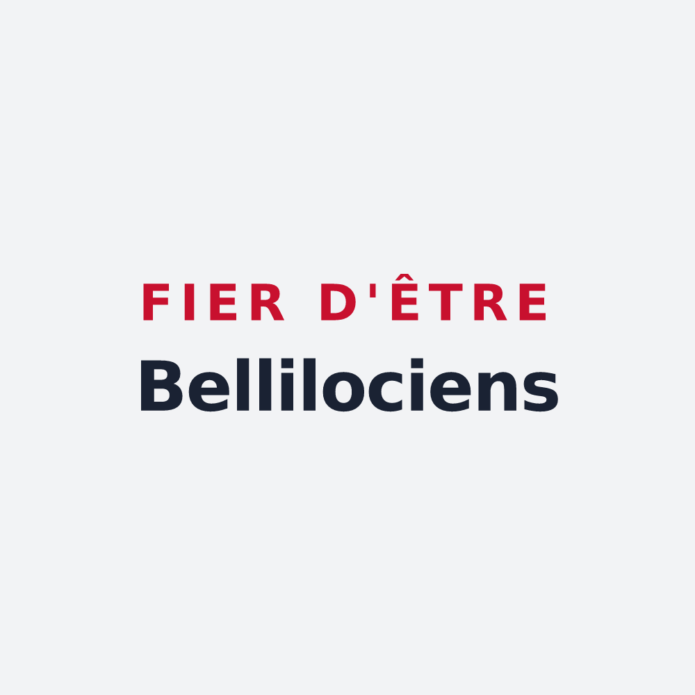 Poster « Fier d'être Bellilociens » — design pour Beaulieu-lès-Loches