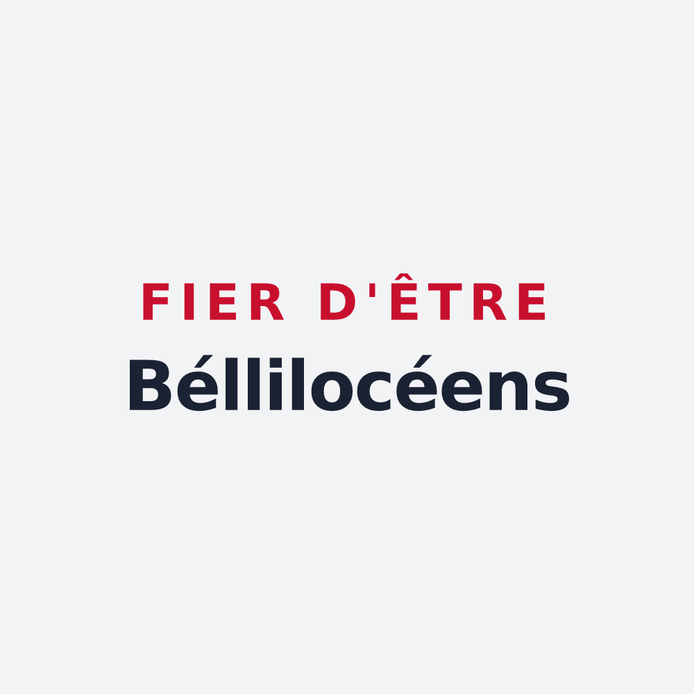 Poster « Fier d'être Béllilocéens » — design pour Beaulieu-sous-Parthenay