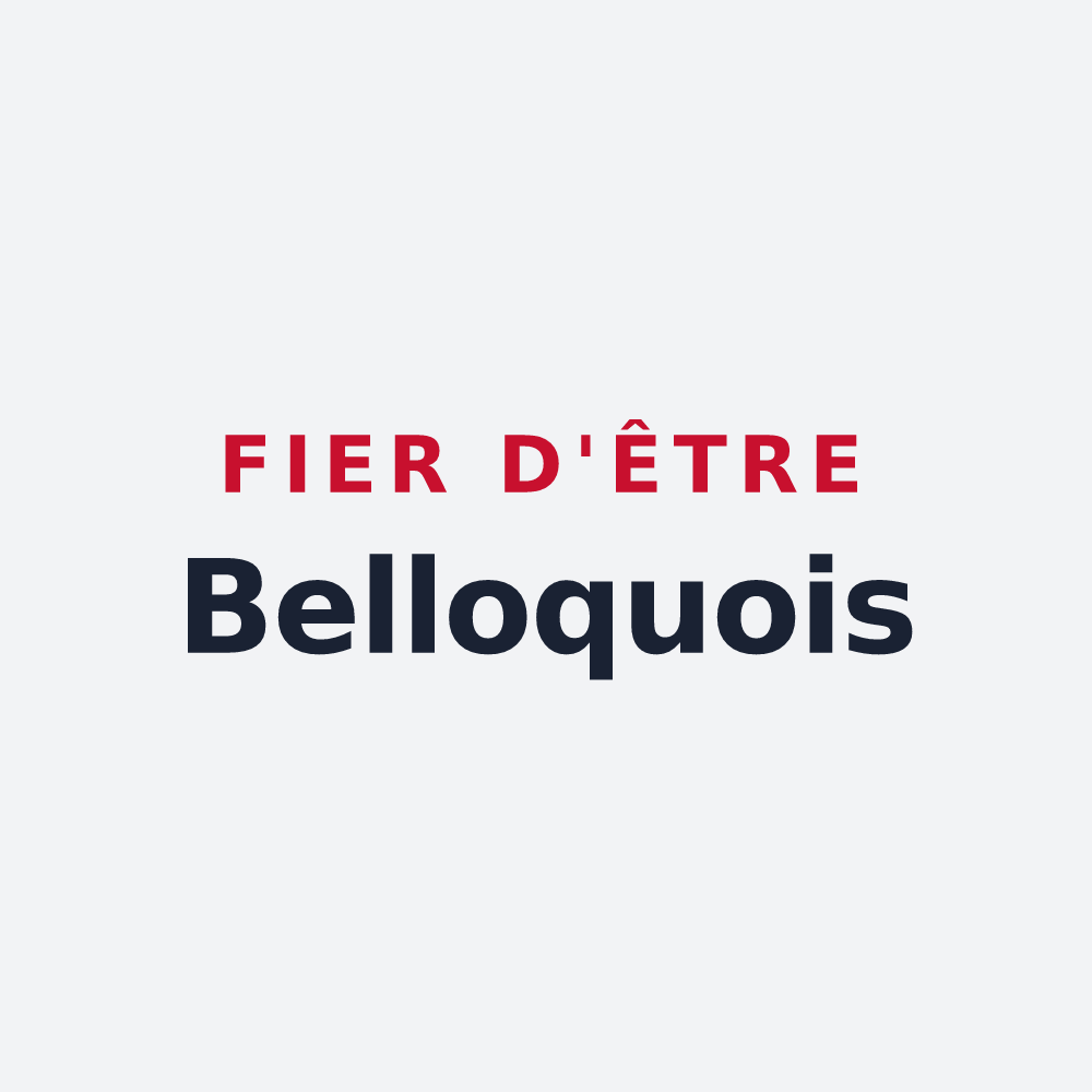 Poster « Fier d'être Belloquois » — design pour Beaulieu-sur-Layon