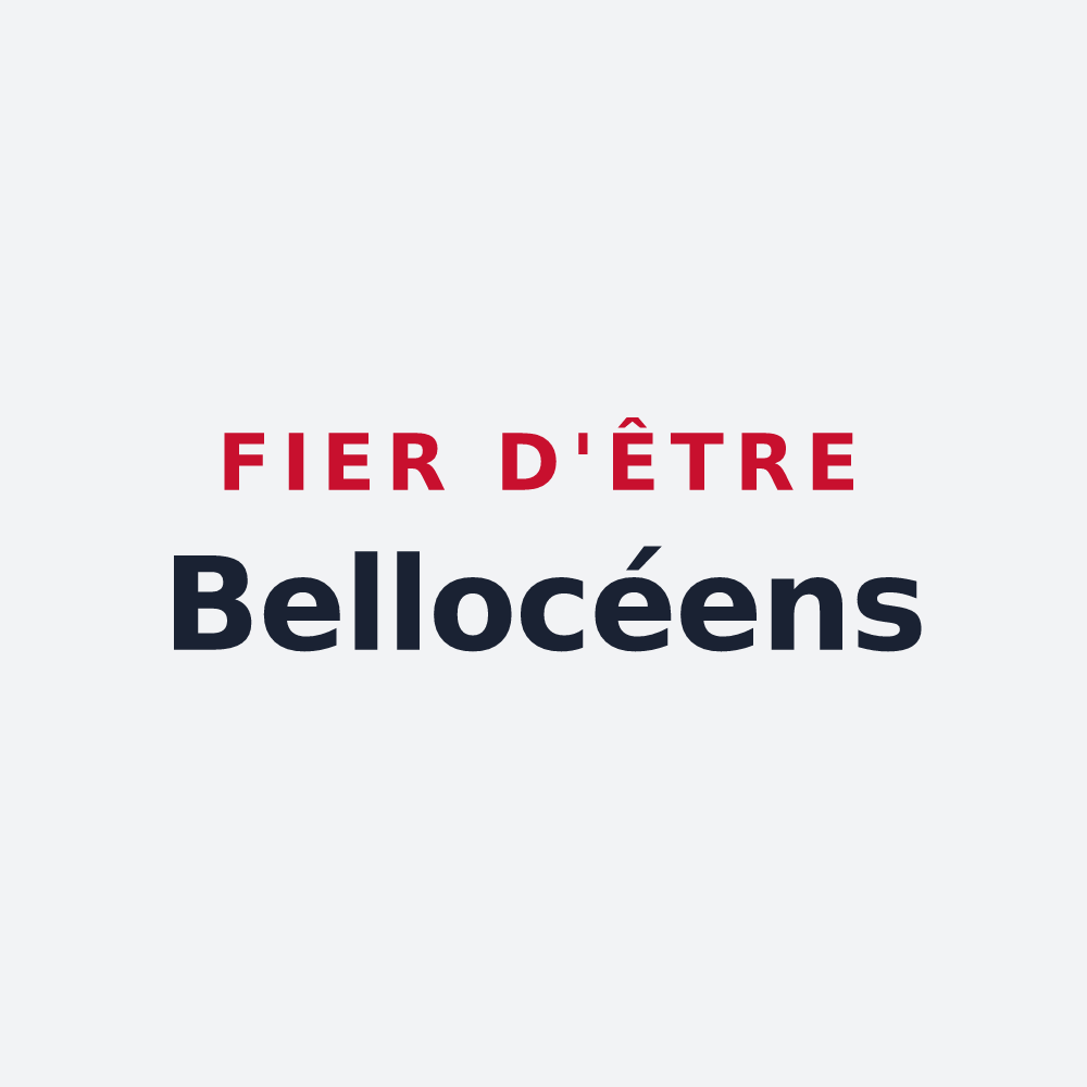 Poster « Fier d'être Bellocéens » — design pour Beaulieu-sur-Loire