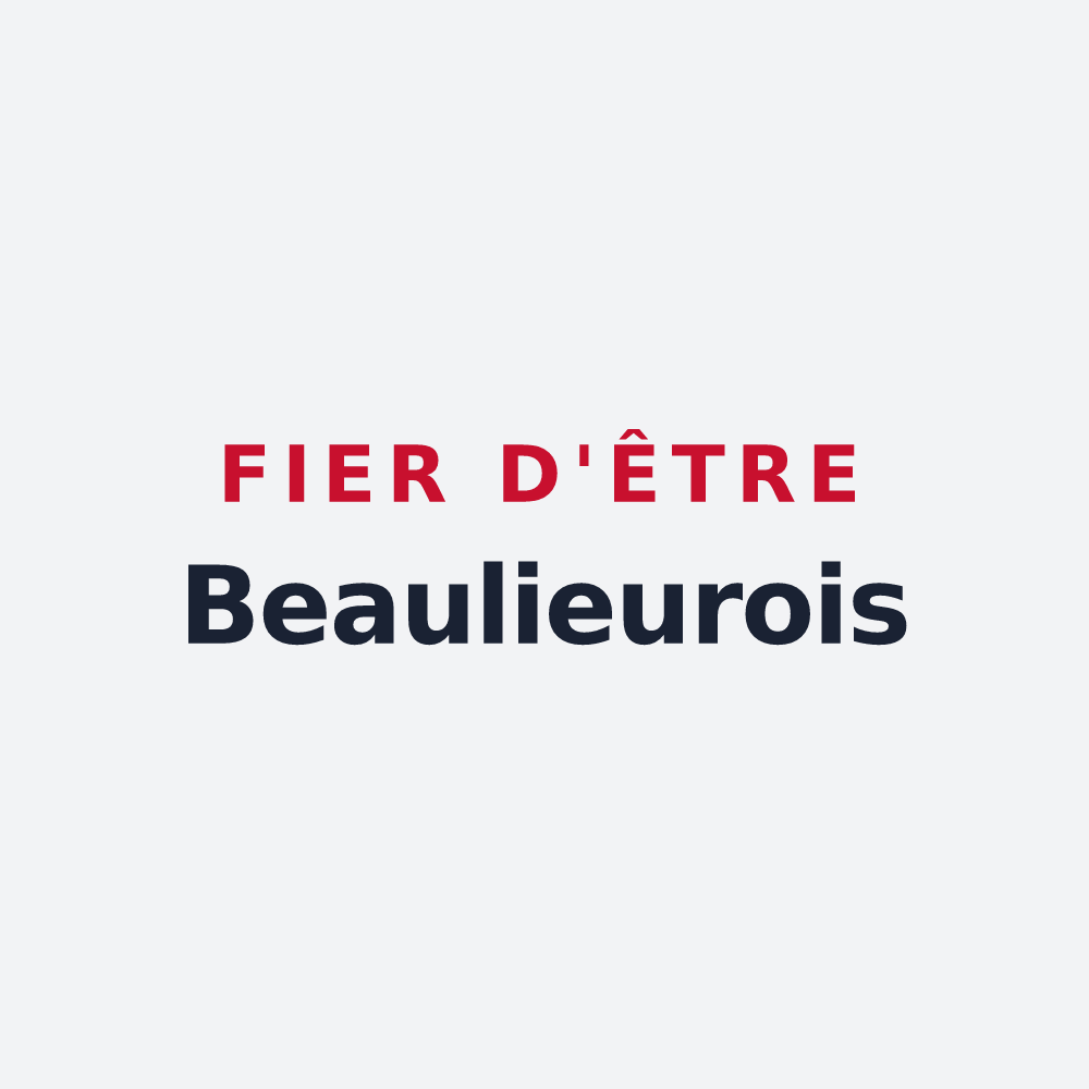 Poster « Fier d'être Beaulieurois » — design pour Beaulieu