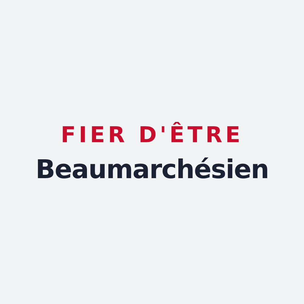 Poster « Fier d'être Beaumarchésien » — design pour Beaumarchés