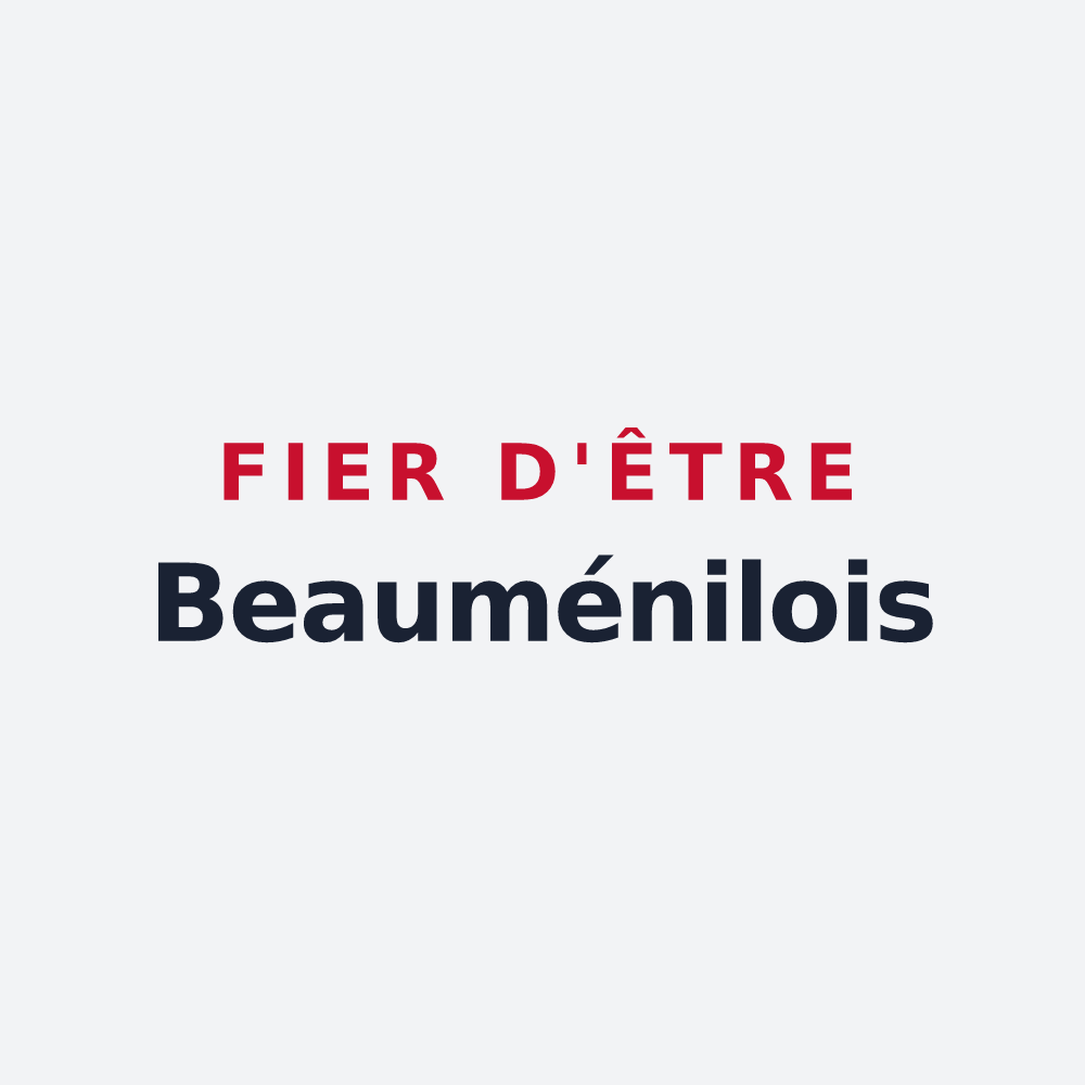 Poster « Fier d'être Beauménilois » — design pour Beauménil