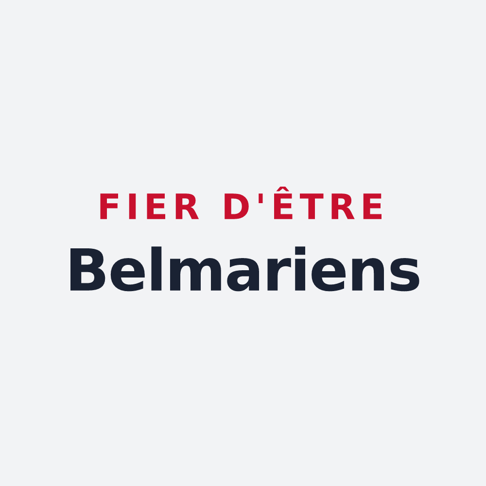 Poster « Fier d'être Belmariens » — design pour Beaumerie-Saint-Martin