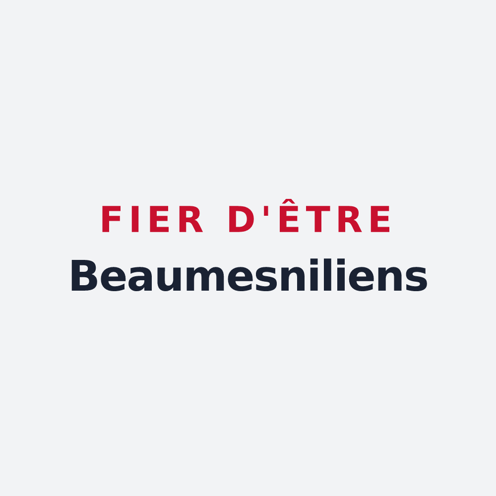 Poster « Fier d'être Beaumesniliens » — design pour Beaumesnil