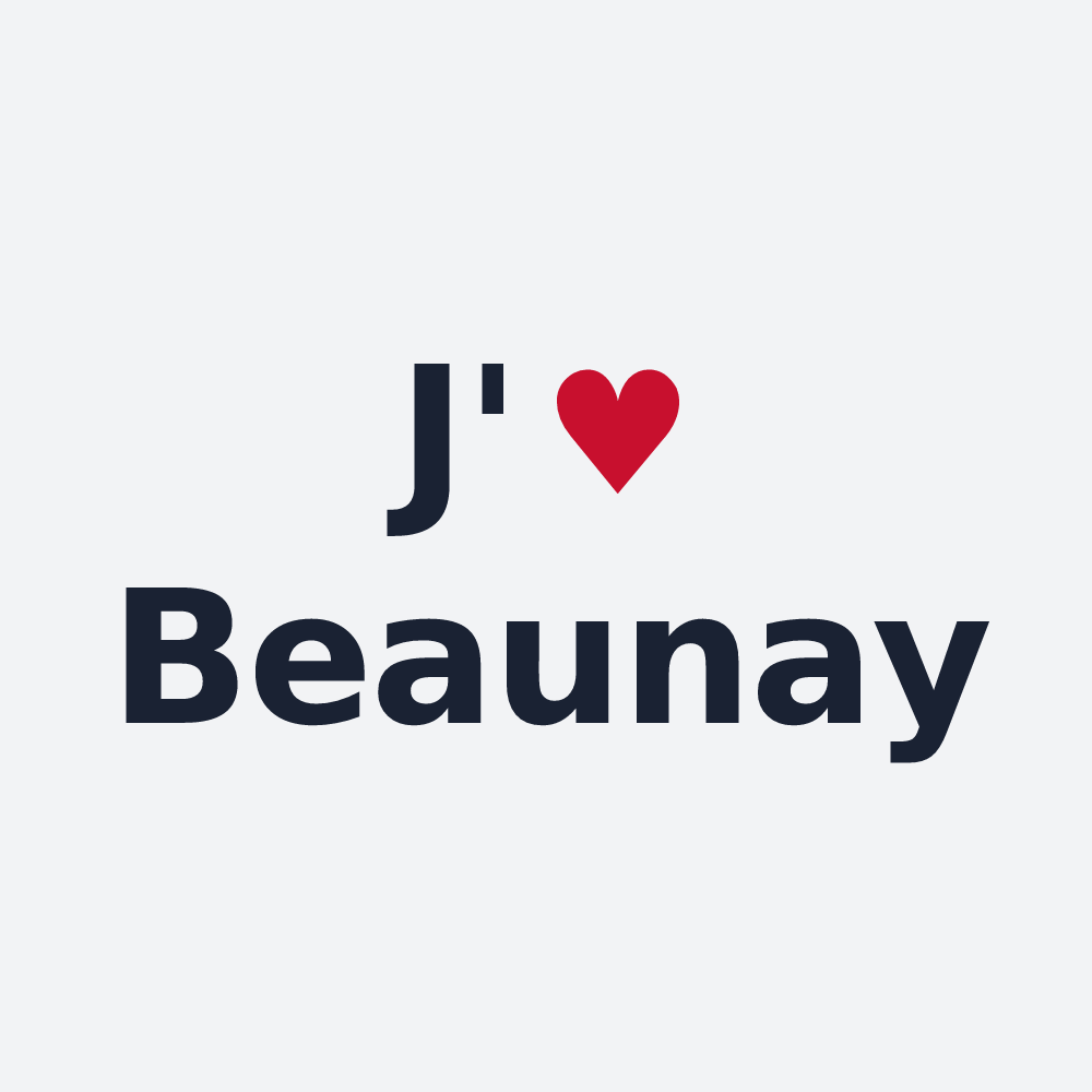 Poster personnalisé Beaunay — design J'aime Beaunay