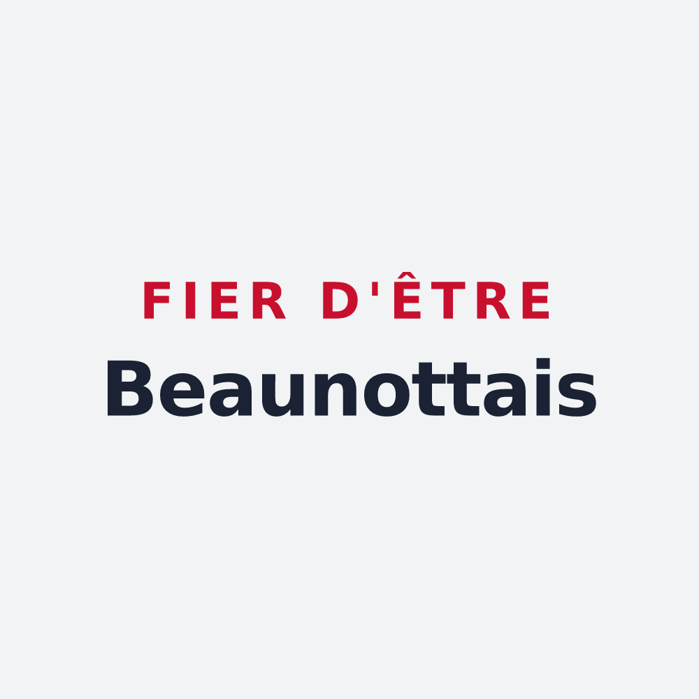Poster « Fier d'être Beaunottais » — design pour Beaunotte