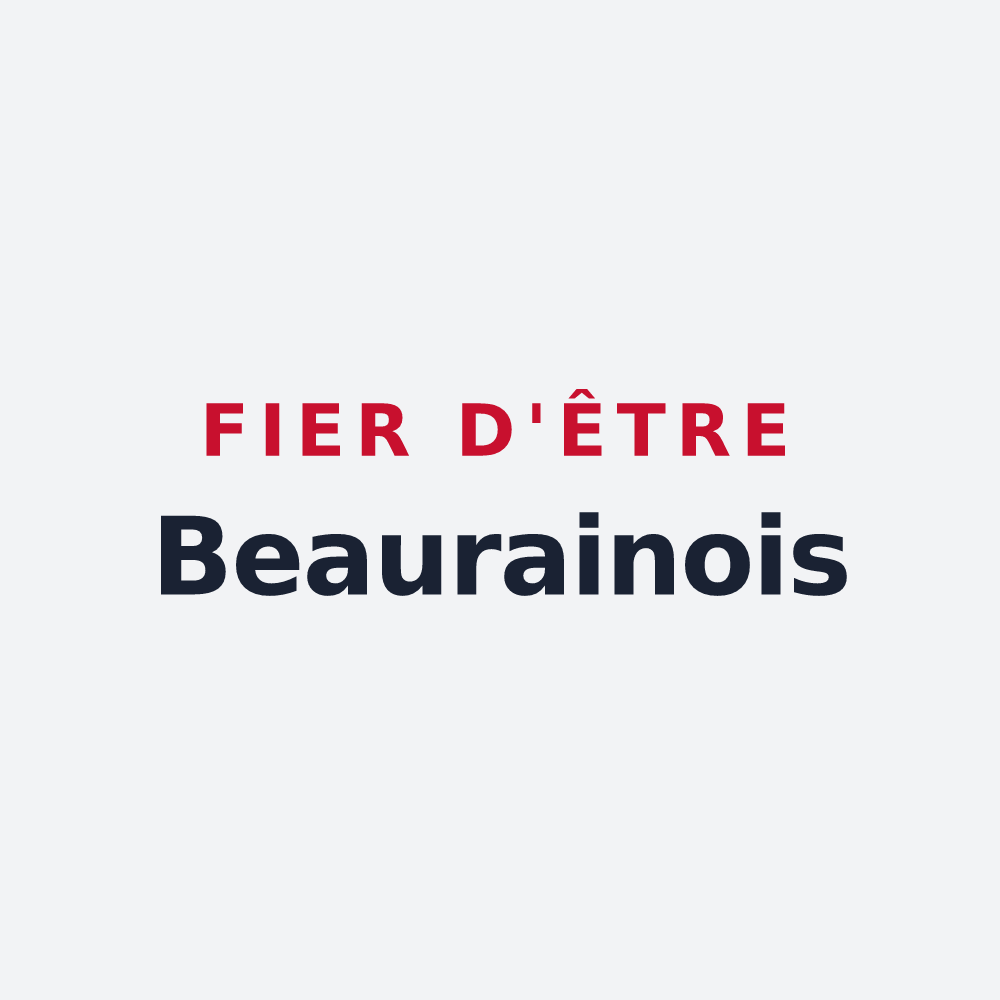 Poster « Fier d'être Beaurainois » — design pour Beaurains-lès-Noyon