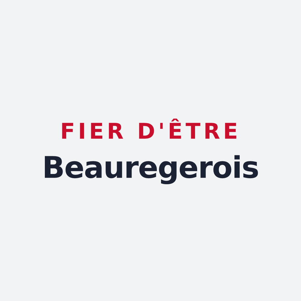 Poster « Fier d'être Beauregerois » — design pour Beauregard-Baret